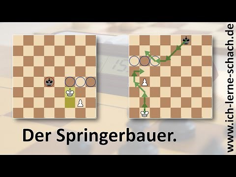 Schach-Grundlagen: Der Springerbauer.