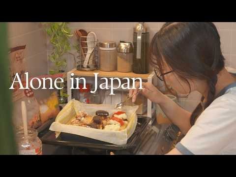 What I Bake to Feel Happy Alone in Japan 🇯🇵 Fluffy Cinnamon Rolls 3 Ways | Cozy Early Summer