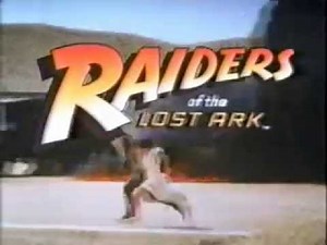 "Raiders of the Lost Ark" movie ad from 1982