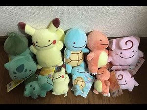 Ditto Bulbasaur Charmander Squirtle Clefairy Plush Toy Japan