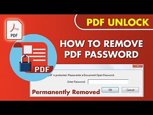 Remove PDF Password Permanently 2025 | How to PDF Password Remove | Unlock PDF File