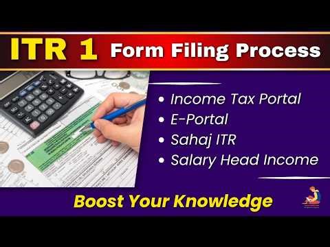 ITR 1 form Filing | Income Tax Portal | E-Portal | Salary Head | Sahaj ITR | Agriculture Income