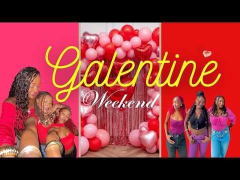 GALENTINE'S VLOG | Potluck, Girls night in & day out