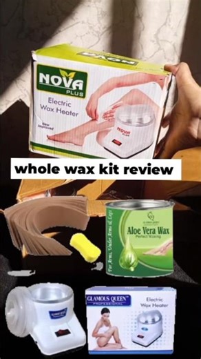 wax kit review from meesho |wax at home easily #yt#skincare#shorts #trending #beautytips #waxkit
