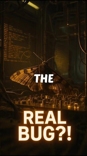 🐛 The Day a Real Moth Broke a Computer! (True Story) #shorts