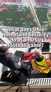 Behind the scenes at an Ohio State Football game! Ohio Homeland Security works tirelessly to keep us safe, deploying multiple strategies to build a secure environment. Because your safety is a victory we aim for every game day. | Ohio Department of Public Safety