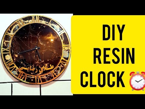 DIY Epoxy Resin Clock | Step by Step Tutorial