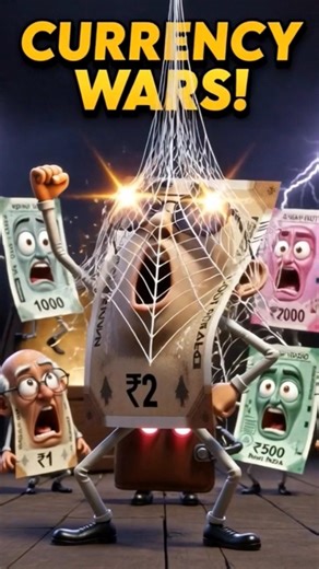 What Happened to Old Rupee Notes? 😂 | 3D Animation Comedy#viral #ai #relatable#funny#comedy #shorts