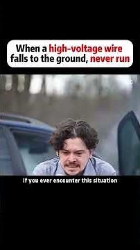 When a High-Voltage Wire falls to the ground, Never Run || Concept of Step Potential