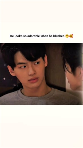 He looks so adorable when he blushes 🤭🥰