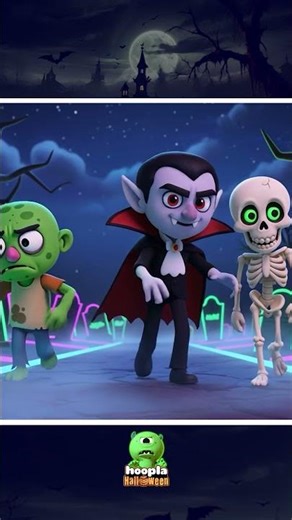 Spooky Family, Halloween Finger Family #shorts #hooplahalloween #halloweensongs #funny