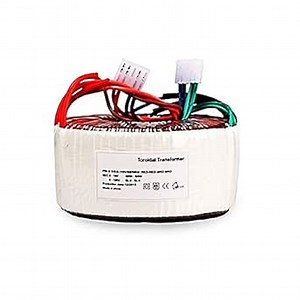 ATO 350VA Step-Down Toroidal Transformer, Single Phase, 110V AC to 2 * 6V, Power Toroidal Transformers, UL Recognized, 1.59A, 50Hz/60Hz, for Electrical Control, Medical Equipment