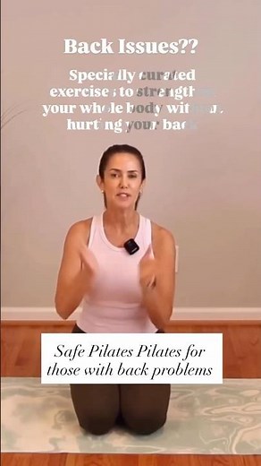 Pilates for Back Pain ⚠️ (Safe Core & Back Workout)