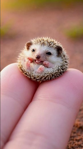 This Tiny Baby Hedgehog Fits on Two Fingers 🦔