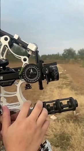 Accuracy test of a 90-meter steel ball and arrow dual-purpose compound bow. #archery #outdoors #fyp