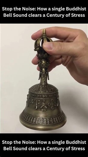 Stop the Noise: How a single Buddhist Bell Sound clears a Century of Stress