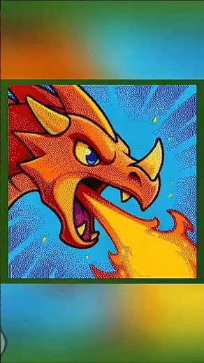 angry dragon #pixelart #minecraft #short