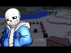 Bloc musical d'Undertale "megalovania" sur Minecraft + tuto