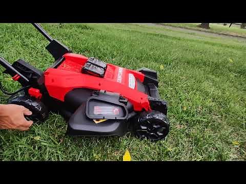 Craftsman 2xV20 push mower (testing)