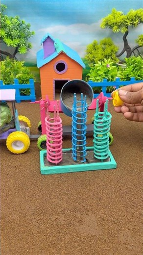 😱Building a Mini Bridge with DIY Machines