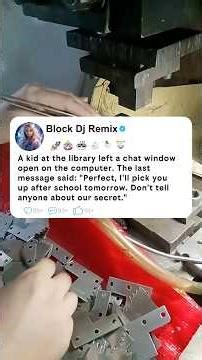 A kid at the library left a chat window open on the computer. The last message said…