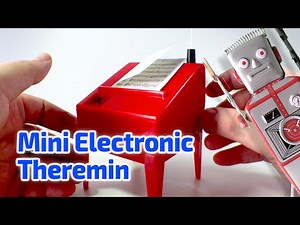 MINI ELECTRONIC THEREMIN MUSICAL INSTRUMENT Unboxing & Build - made by Gakken of Japan