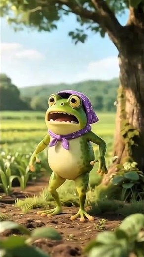 Frog Vs Cat Fighting Scenes #cartoon #frog #cat