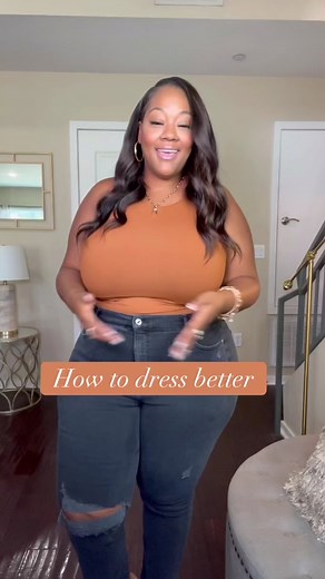 This simple tip really helped me in figuring out how to dress my body. Should I make this a series?! Let me know! #plussize #plussizestyletips #fashiontips #styletips