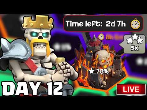 WE FINALLY TOOK DOWN THE SKELETON BASE! (Clash Of Clans LIVE)