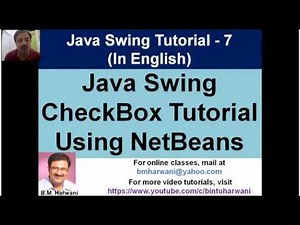 Java Swing Checkbox | JCheckBox tutorial