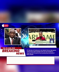 Naledi Chirwa and EFF Parliament Speech — Budget Debate 2026