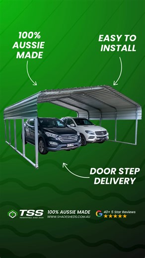 Built tough. Delivered fast. Aussie approved 🇦🇺 Our customers love their Shade Sheds – 100% Aussie Made, easy to install, and no council paperwork required! ⭐️⭐️⭐️⭐️⭐️ www.shadesheds.com.au | Transportable Shade Sheds - Australia