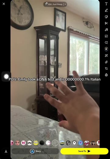 Emily takes a DNA test #emilysnapchat #emily #fypシ #fyp #viral | emily dna test