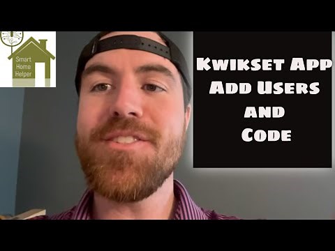 Kwikset App - How to create user/code?