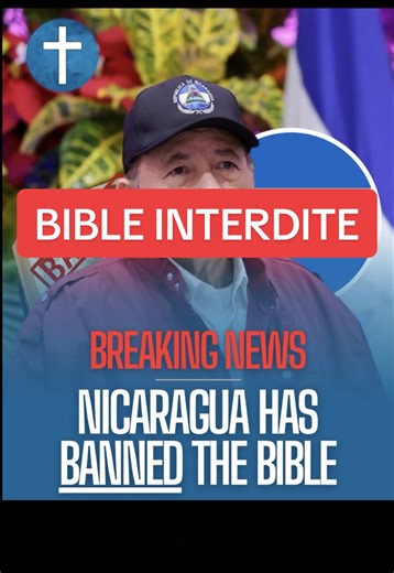 Il y a différentes façons de faire en sorte que les hommes ne suivent plus Dieu. Et au Nicaragua, ils ont choisi la manière forte = interdire la Bible et les chrétiens. #chretien #tiktokchretien