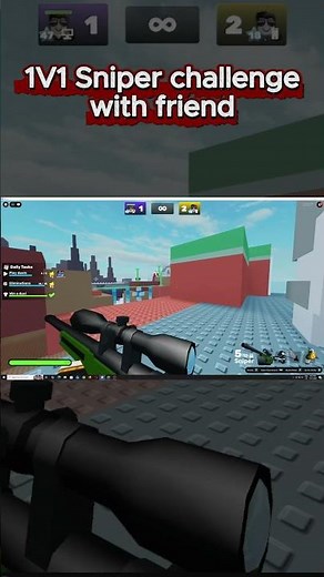 1v1 Sniper Challenge With a Friend|Learning How to Use the Sniper|Roblox Rivals|ShootingGame #roblox
