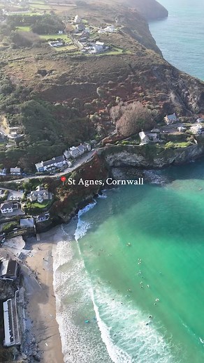 St. Agnes is a picturesque coastal village in Cornwall, known for its rugged landscape, independent shops, and beaches like Trevaunance Cove and Chapel Porth. It is situated in an Area of Outstanding Natural Beauty and a UNESCO World Heritage Siteand has a rich history of tin mining, with remnants of its industrial past visible throughout the area. The village is a popular tourist destination that offers a vibrant community life and opportunities for outdoor activities like surfing, hiking the c