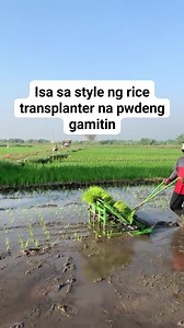 Isa sa style ng rice planter na magagamit sa pagtatalok #ricetransplanter #farmerlife #buhayprobinsya | Leodegario Malimata