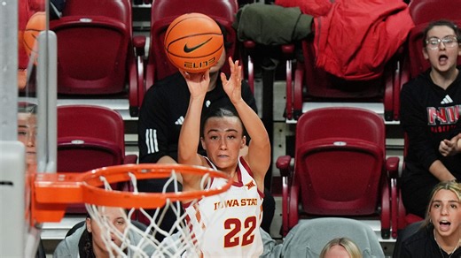 Iowa State's Reagan Wilson goes from back of bench to back in the mix
