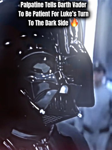 Palpatine Tells Darth Vader To Be Patient For Luke’s Turn To The Dark Side 🔥 #shorts #starwars