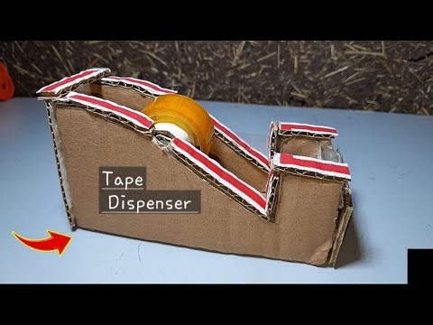 Never Buy a Tape Dispenser Again! DIY at Home | How To Make Tape Cutter #lifehacks #homemade