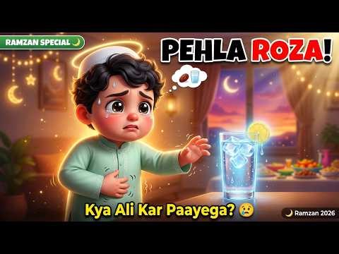 Ali Ka Pehla Roza 🌙 | Kya Woh Kar Paayega? | Islamic Cartoon Urdu | Ramzan Special 2026