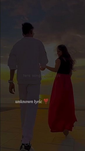 Tere sang gujar jaye ye umar jo baaki hai ❤️‍🩹 love song lyrics #aesthetic #lyricvideo #shortfeed