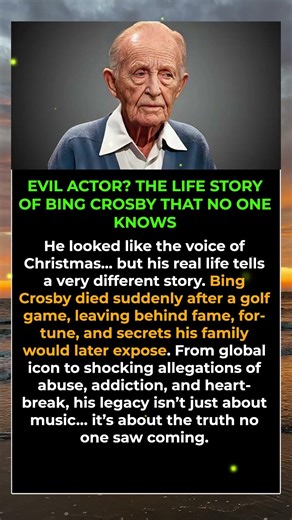 Evil Actor? The Life Story of Bing Crosby That No One Knows #shorts