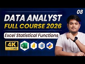 Data Analytics FULL Course 2026 with GenAI | Part 08 | Data Analyst Full Course 2026