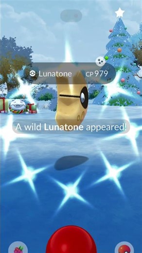 SHINY LUNATONE! 🌙 Celestial Research Day Catch! 🌟 #shorts #shinypokemon #pokemongo