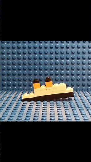SINKING of the Mini Lego TITANIC🌊 | #lego #legotitanic #legoanimation