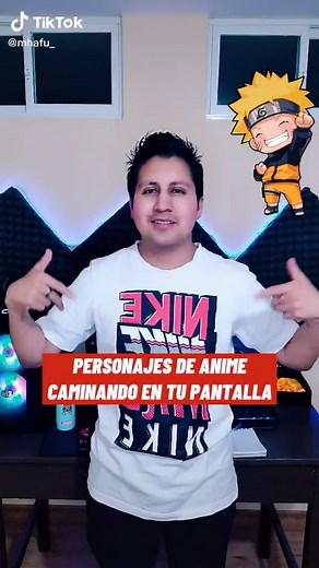 Cómo tener personajes de anime caminando por tu pantalla