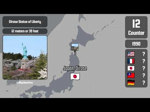 Every 10m+ Statue of Liberty Replica in History