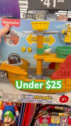 Mario and Little People collab is a great one! Found toy hunting at Walmart!